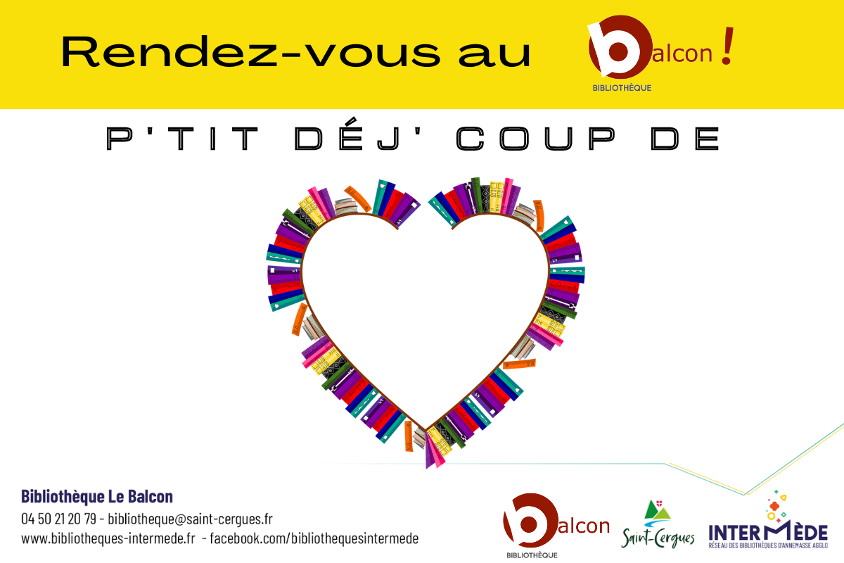 Rejoignez-nous au prochain P’tit Déj Coup de cœur ! 