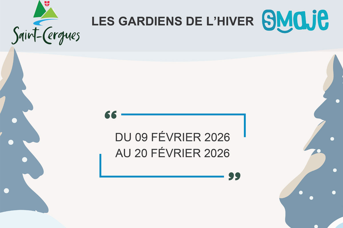 Les vacances d’hiver avec le Smaje&nbsp;!