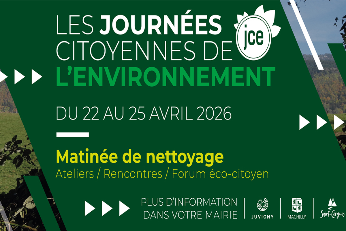 «&nbsp;Les Journées Citoyennes de l’Environnement...