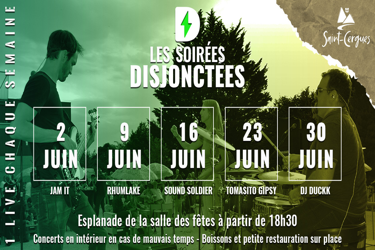 Le retour des Soirées Disjonctées&nbsp;!