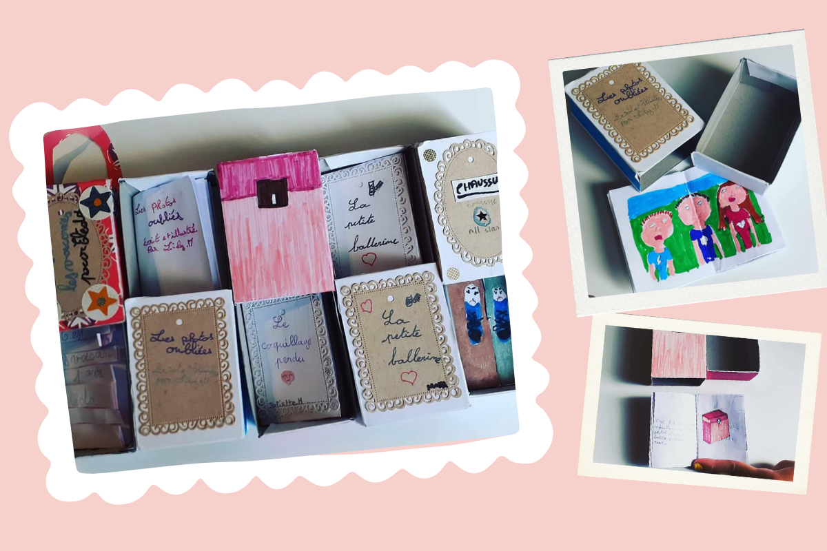 Et si une boîte d’allumettes pouvait devenir le coffret d’un livre miniature&nbsp;?